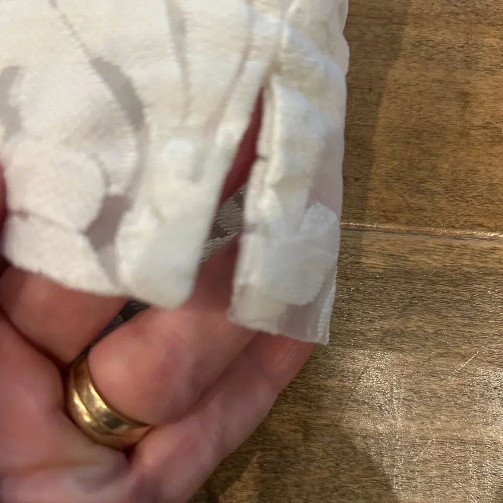 BANANA REPUBLIC white floral lace sheer tank top (L) - Picture 6 of 7